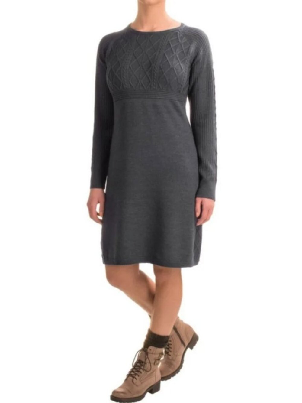 Ibex Arranmore Women's 100% Merino Wool Sweater Dress